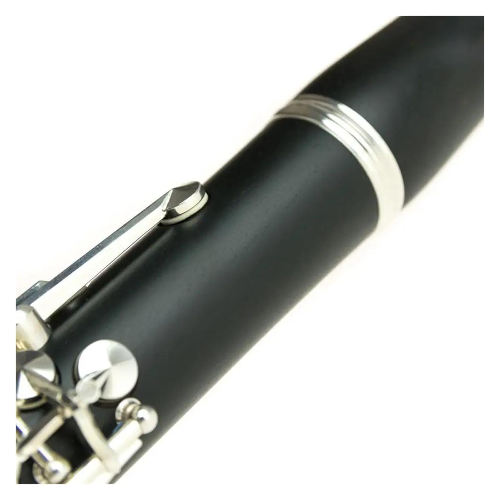 Clarinete Profesional Cuerpo De Tubo De Baquelita Teclas Plateadas Clarinete 17 Teclas Tono Bb Clarinete Para Estudiantes Estuche Incluido Boquilla