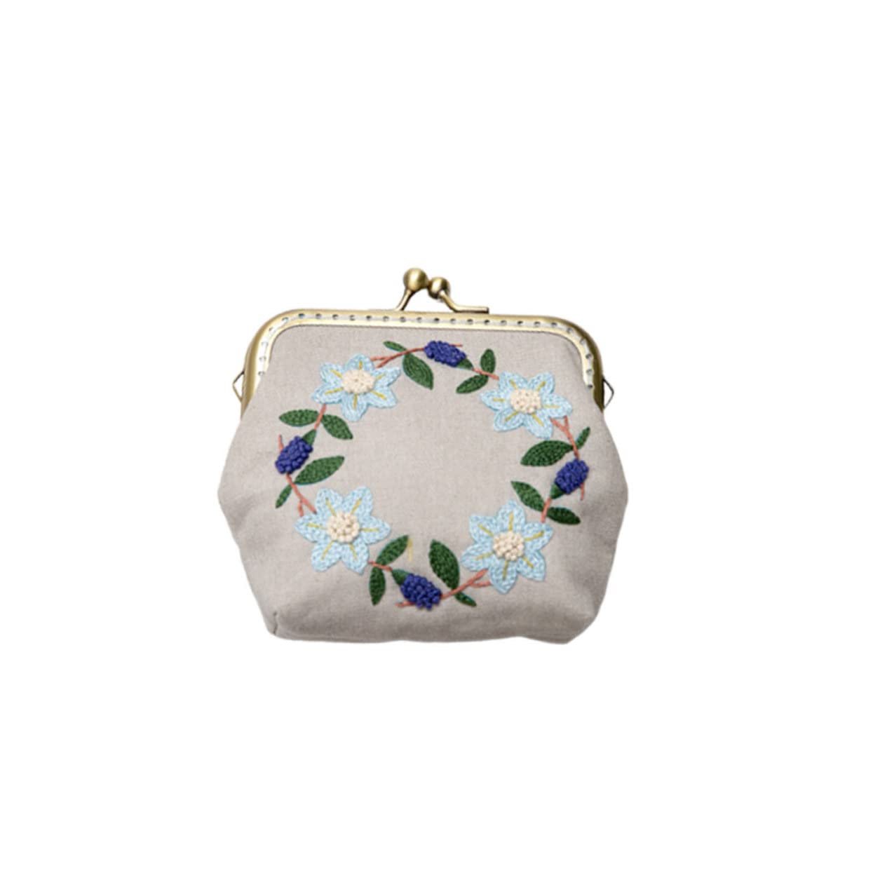 Tofficu 3juegos Kit De Bordado Para Principiantes De Herramientas De Bordado Con Neceser De Moneda Accesorios y Agujas De Lana Para Mujeres y Niñas Estilo Europeo