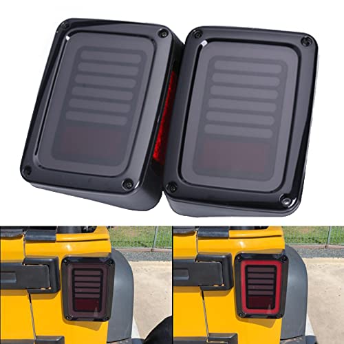 2 Peças Led Luzes De Travagem Traseira De Travagem De Travagem De Sinal De Curva Para Jeep Wrangler