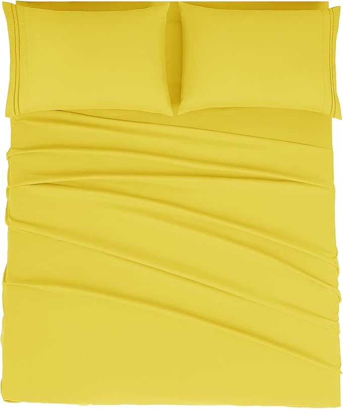 Mejoroom Queen Size Sheet Set Hotel Luxury 1800 Bedding