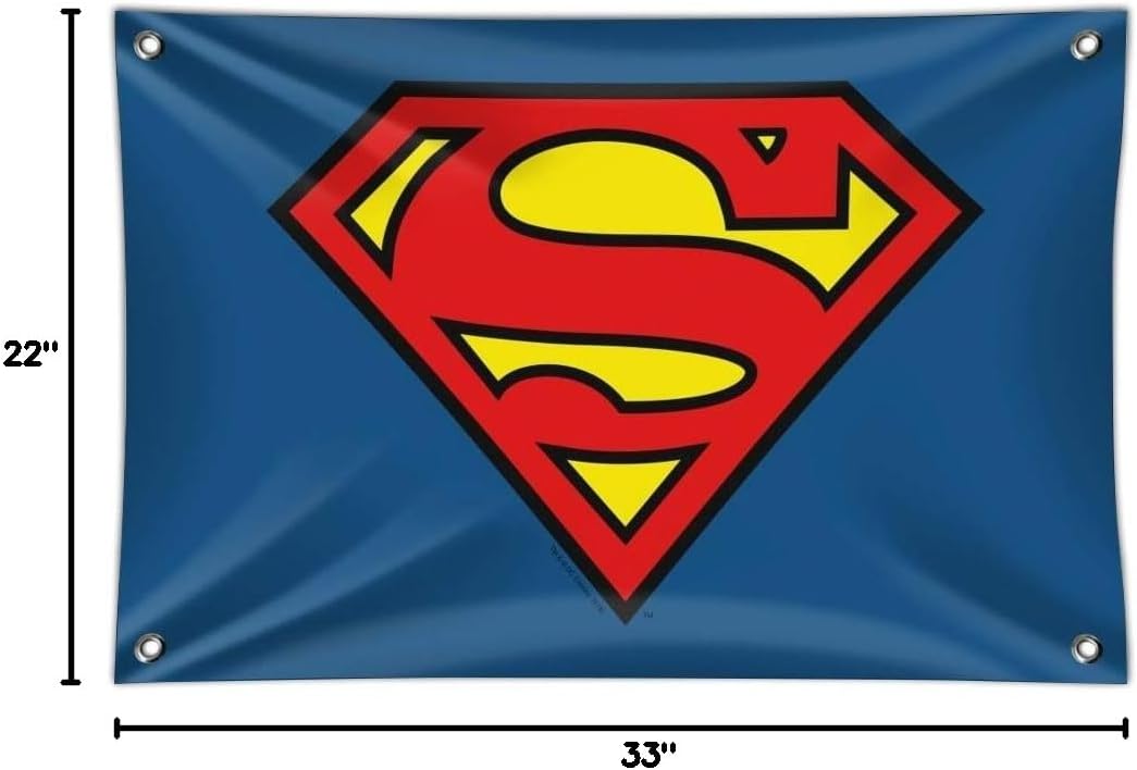 GRAPHICS & MORE Superman Classic S Shield Logo Home Business Office Sign