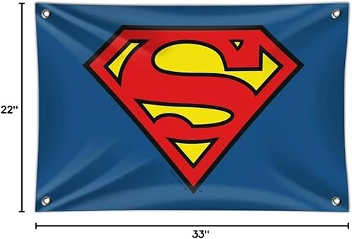 Miniatura 4 de GRAPHICS & MORE Letrero de Superman Classic S Shield Logo Home Business Office