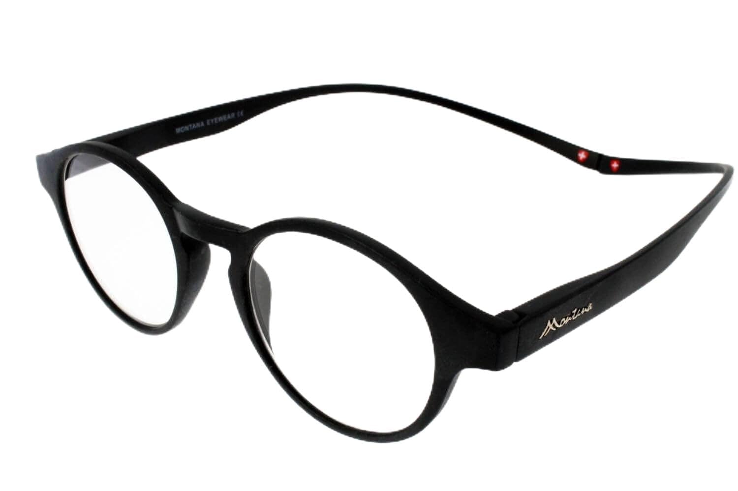 Occhiale Da Lettura Montana MR60 Terminali Magnetici Da Collo - Nero (+2.50)-image