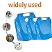 BESTZY 3Pack Recipiente de Agua Plegable,2 x 5 L+ 10 L Bidón...