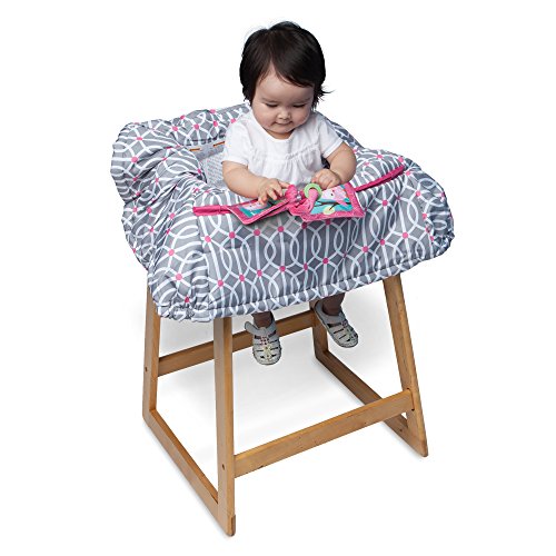 Boppy Shopping Cart and High Chair Cover, Park Gate Pink Buy Online in