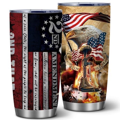 ATHAND Patriotic Eagle Mug 20oz Stainless Steel Tumbler