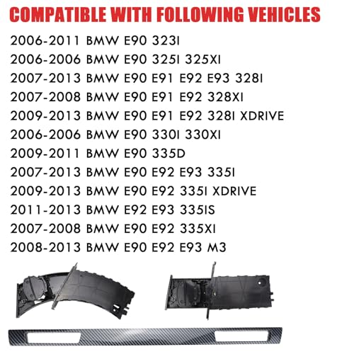 Juego 3 Portavasos Retráctiles para BMW Serie 3 E90-E93 miniatura 3