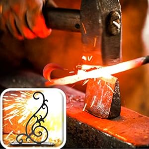 GSY 2 Pcs Hanging Plant Bracket 12 InchWall Hook Hanging Plant BracketsBlack Iron Plants IndoorOutdoor Planter Hangers Hooksfor Hanging LanternsBird FeedersWind ChimesPlanters