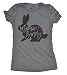 Mama Bunny Easter T-Shirt – Cute Bunny Graphic Tee for Moms – Funny Spring Holiday Shirt – Soft Cotton Easter Outfit for Women - Grey L