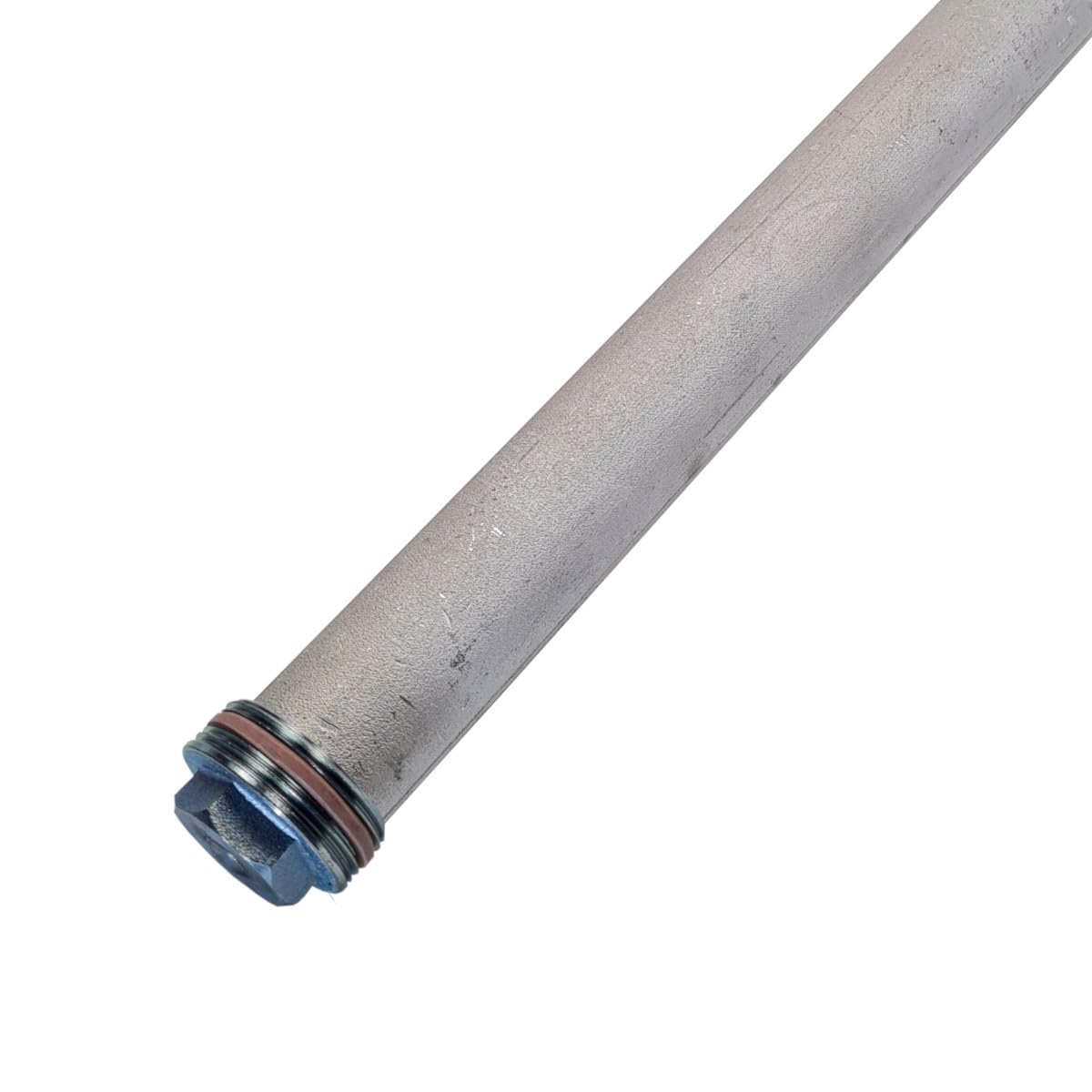 Magnesium Opferanode 33 x 550 mm 1 1/4" DN32 mit PTFE-Dichtung passend zu Afriso 69825, Ersatzanode für Warmwasserspeicher & Boiler, Schutzanode, Anodenstab