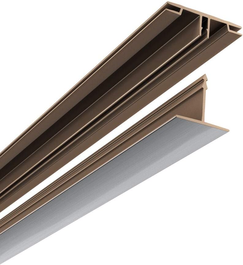 100 Sq. Ft. Brushed Aluminum Surface Mount Ceiling Grid Kit