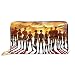 Produktbild Attack On Titan Wallet Genuine Leather Zipper Purse Coin Pocket Around Card Holder Organizer Clutch Large Capacity Bag for Men Women