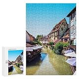 Rompecabezas 300 PCS para Adultos La Petite Venise Rompecabezas para Adultos Juguetes De Bricolaje Pero Divertidos Y Humorísticos para Cumpleaños, Navidad 300 PCS