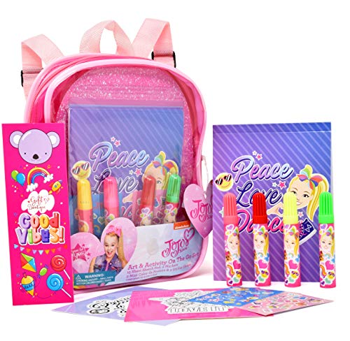 Gift Boutique JoJo Siwa Coloring and Activity Book Set, Includes Markers, Stickers, Mess Free Crafts Color Kit, Bookmark for Toddlers, Boys and Kids