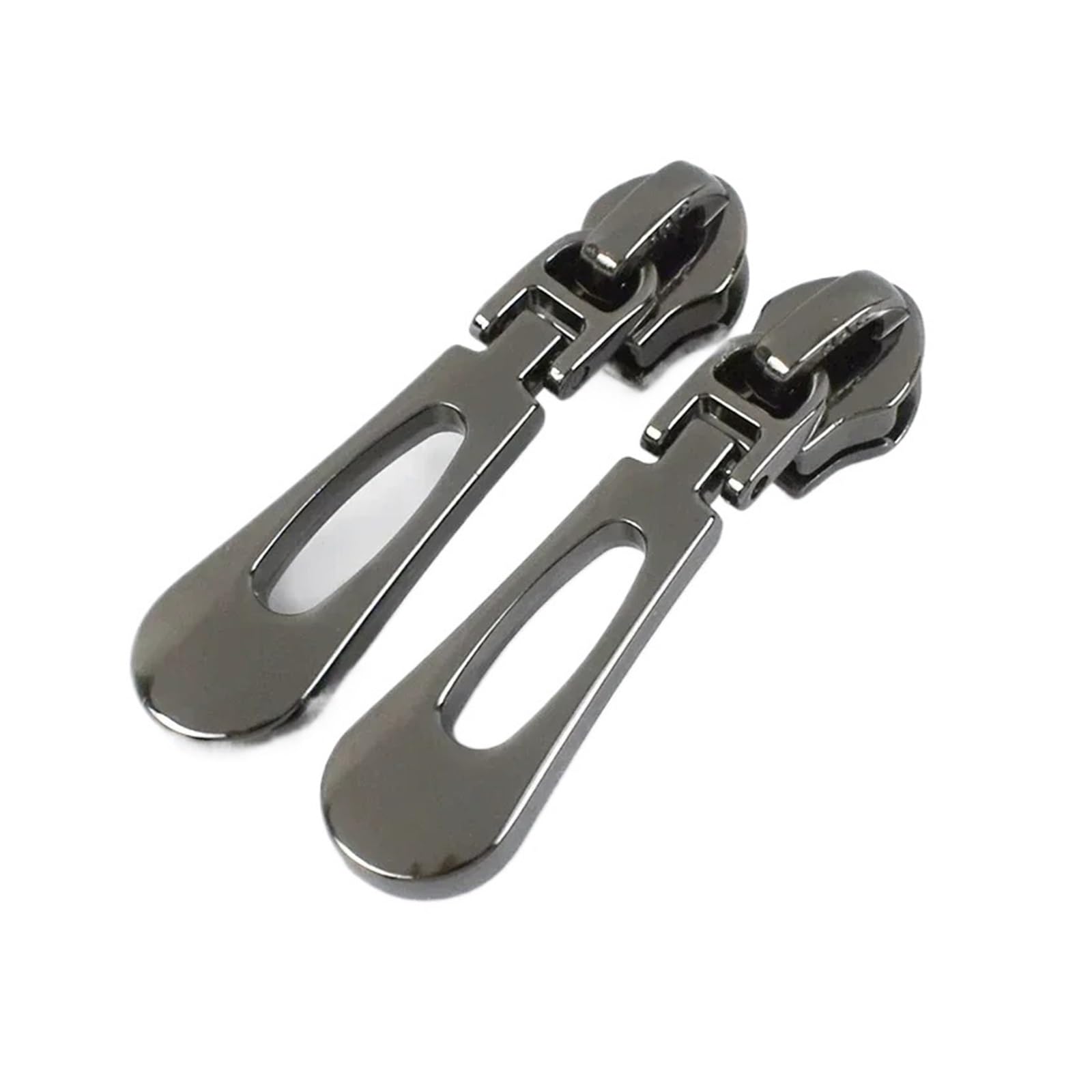 30 Sztuk 5# Nylonowy Zamek Błyskawiczny Suwak Do Torby Kurtki Zamki Pociągnij Główkę Buty Torebka Dekoracja Zip Zestawy Naprawcze DIY Akcesoria Szycia(ZT136-GunBlack)