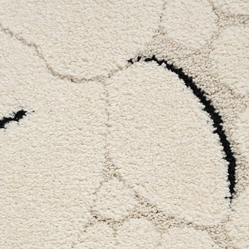 Teppich-Traum Kinderzimmer Spielzimmer Teppich rund mit Schafsmuster allergikergeeignet in Creme, 160 cm Rund