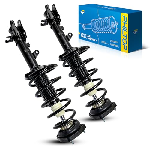 Image of PHILTOP Rear Complete Struts Assembly with Coil Spring For 2000-2006 Hyundai Elantra 181406 /181407-Quick Loaded Suspension