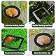 2 Pcs Futterautomat, Schwimmpflanzen Aquarium Futterring mit Saugnäpfen Schwimmende Pflanzenringe Wasserwechsel-Fischfutterspender Schwimmender Ring für Bettas, Goldfisch, Schildkröte (Schwarz)