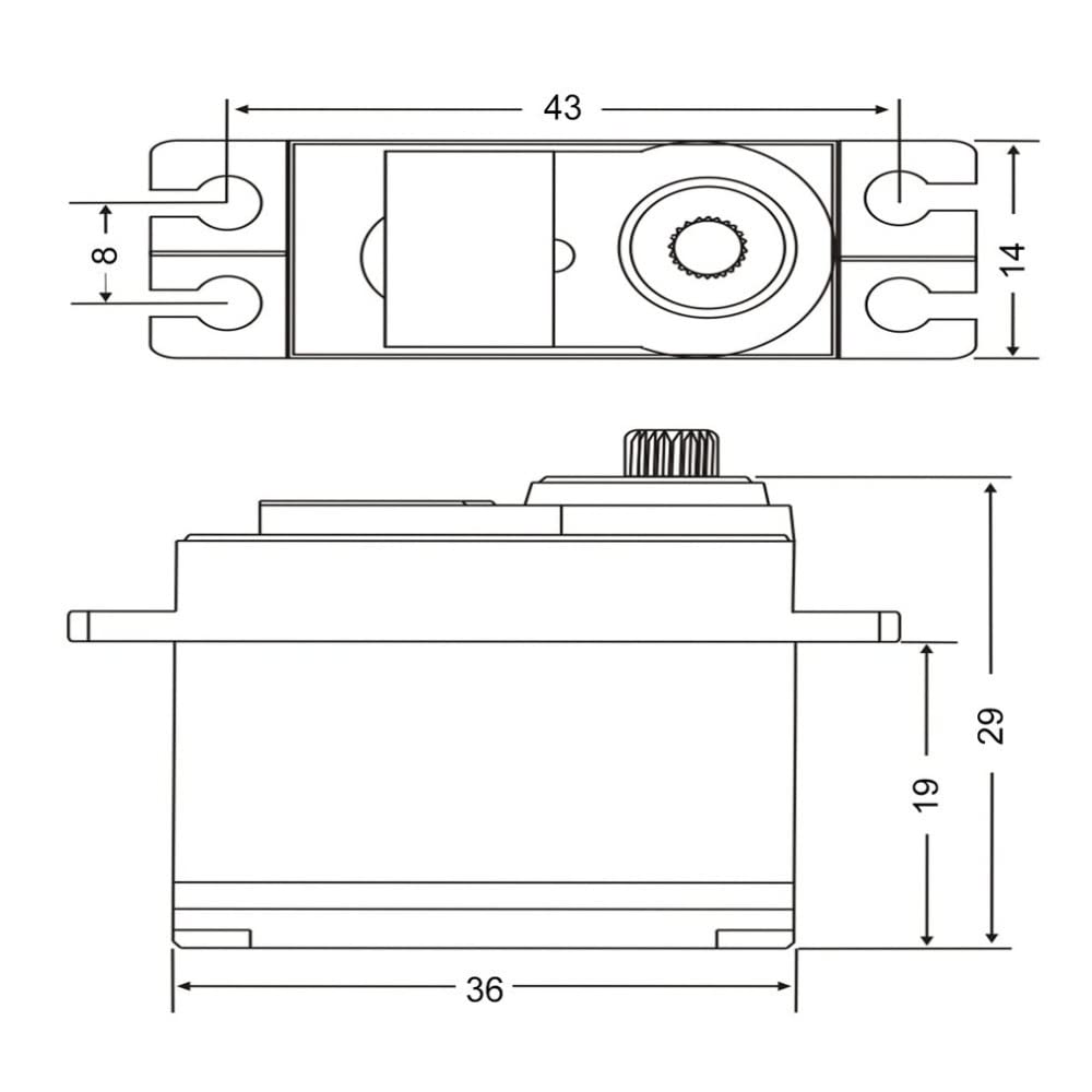 Akcesoria RC 25G Metal Gear Servo Upgrade akcesoria do MN86K MN86KS MN86 MN86S MN Model G500 1/12 części do ulepszenia samochodów zdalnie sterowanych