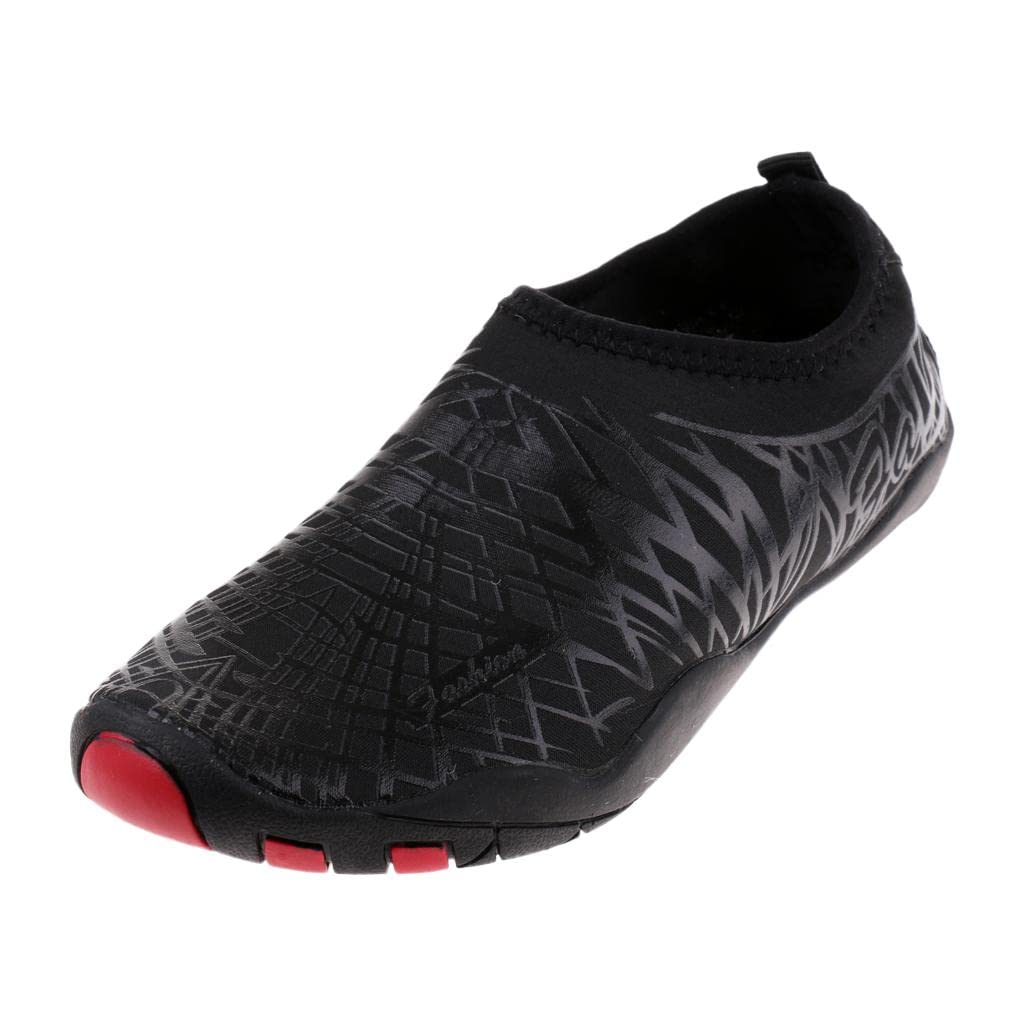 JAZZY PEARLS® Water Shoes Socks Yoga Exercise Pool Beach Swim Slip On Black 39-40|Sporting Goods|Water Sports|Fins, Footwear & Gloves|Boots, Booties| 1 Pair Swim Shoes