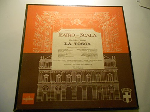 Image of teatro alla scala giacomo puccini LA TOSCA coffret 2 vinyles et 1 livret