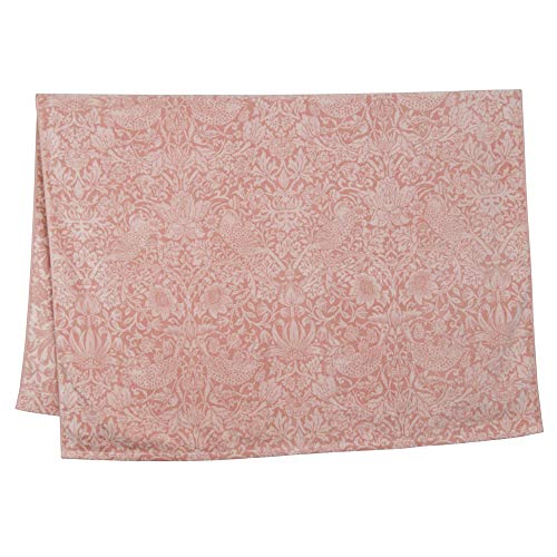 nishikawa 【 西川 】 今治 タオルケット シングル モリスギャラリー いちご泥棒 綿100% ふっくら 日本製 ピンク RR00100022P