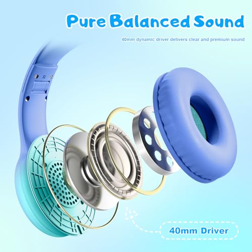 Casque USB C enfants stéréo 85/94 dB avec microphone intégré voyage