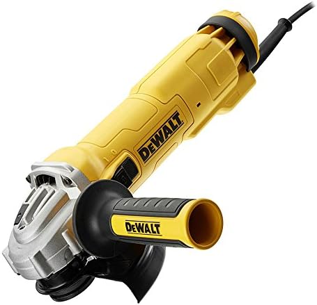 DeWalt DWe4238-Qs - Mini-amoladora (150 mm, 1400 W, 9000 rpm, arr...