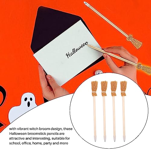 40 lápices escoba de bruja para Halloween miniatura 4