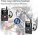 Retekess TT126 Two-Way Factory Tour Guide System, Tour Guide Headsets, Low-Moderate Noise Headphone, Noise Reduction, 2-way Manufacturing Communication Systems for Plant Tour (1 TX 15 RX)