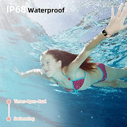 Cuszwee Smart Watch for Men Women Compatible for Android IOS Phones Samsung iPhone, 1.69 IP68 Waterproof Smartwatch Activity Fitness Tracker with Heart Rate Blood Oxygen Sleep Monitor Pedometer