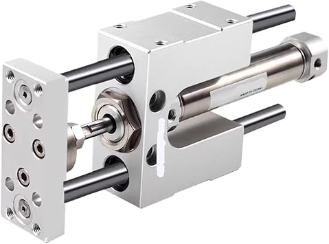 TMI TMIC with Double Rod Guide Frame Pneumatic Air Cylinder TMIM TMIL TMICM TMICL Bore 12/16/20/25mm Color TMIL12, Size Stroke 100mm