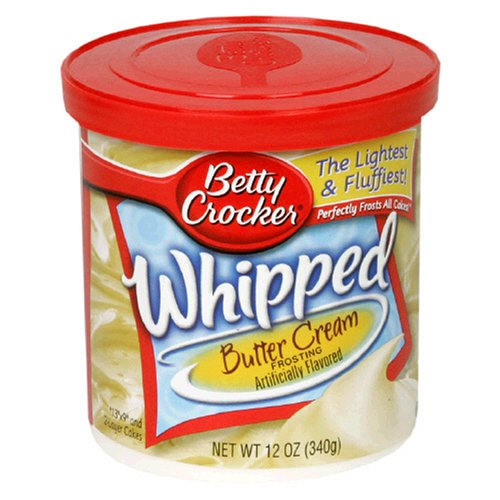Betty Crocker Whipped Frosting, Butter Cream, 12 oz