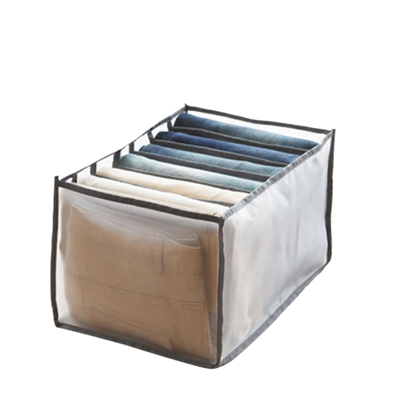 FVDZRFIE Sock Storage Box Fabric Underwear Bra Storage Box Sorting Panty Socks Compartment Drawer Organizer Home