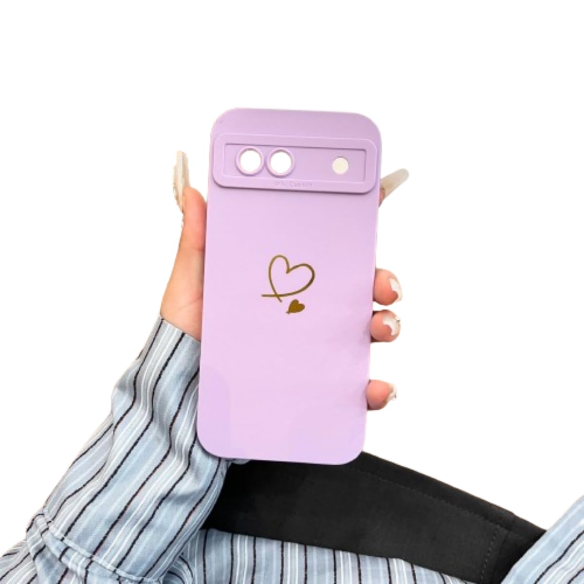 Amazon.co.jp: NICEHOLI Google Pixel 8 用 ケース サイドラブメッキ