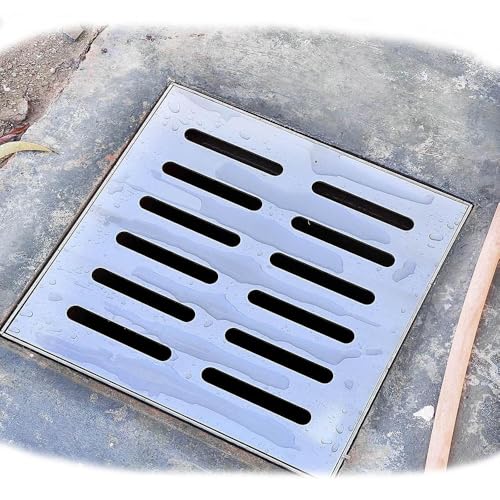 Rejilla de drenaje para exteriores de 25x25 cm para solucionar inundaciones en patios y terrazas 2