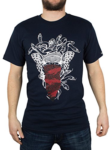 Crooks & Castles Men's Knit Crew T-Shirt - Medusa Speckle Tiger