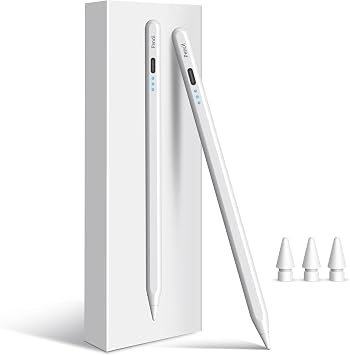 iPad Pencil 9th&10th Generation, 10 Mins Fast Charge Stylus Pen for Apple Pencil 1st/2nd 6/7/8/9/10, Pro 11" and 12.9", Air 3/4/5, mini 5/6 with Palm Rejection, Tilt Sensitivity | 10 Mins Fast Charging, Palm Rejection Writing, Fit for 6/7/8/9/10/11,Air 3/4/5/M2/M3, Mini 5/6, iPad Pro 11"/12.9"/M4, White - Best Deal Finder