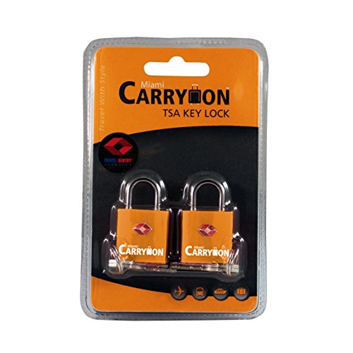 TSA 2 Lock 4 Keys Orange