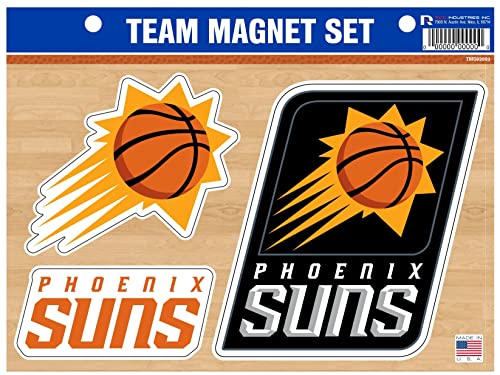 Rico Industries NBA Phoenix Suns Team Magnet Set 8.5" x 11" - Home Décor - Regrigerator, Office, Kitchen, Large