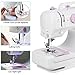Kranich Portable Sewing Machine 2 Speed 12 Stitches Double Thread Needle Mini Sewing Machine
