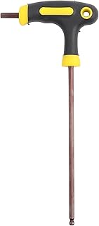 Ball End Hex Key Set, Metric T-Handle Hex Key, 3/4/5/6/8mm Professional Ball Head T Shape Long Handle Hex Key Wrench, Long Arm Hex Key Allen Wrench with Ball End(5mm)