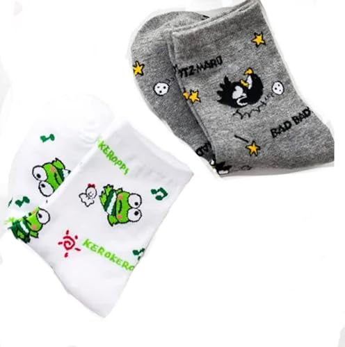 Character Socks For Women And Girls- Pack Of 4 Pairs- Womens Socks- Girls Socks Cute Aesthetic #TOP5