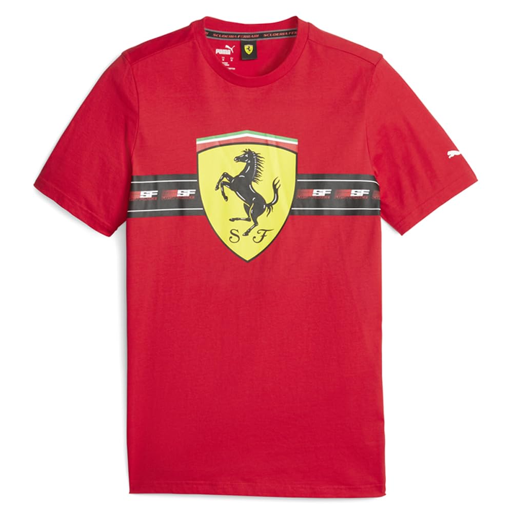PUMAmens Scuderia Ferrari Race Shield Tee T-Shirt