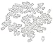 Produktbild Cora 000116018-Set 100 Elemente de fixation für Nummernschilder, weiß