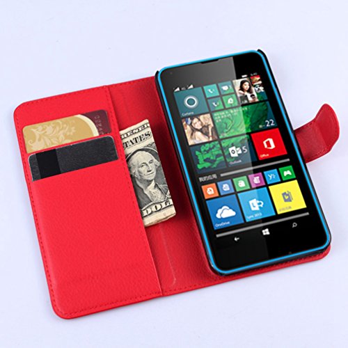 NEKOYA Custodia Microsoft Lumia 640,Cover Microsoft Lumia 640, Custodia Microsoft Lumia 640 Portafoglio con Interno TPU Antiurto, Supporto Stand, Wallet Case per Nokia Lumia 640,con Magnetico Snap