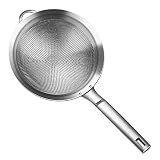 NaDale Fine Mesh Sieve Strainer Stainless Steel Food Strainers Tea Strainer Coffee Strainer with Han