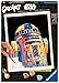 Produktbild Ravensburger CreArt 23730 - R2-D2 - Star Wars Malen nach Zahlen Erwachsene, DIY Malset mit Pinsel und Acrylfarben, Geschenk für Frauen und Männer, Malen für Erwachsene
