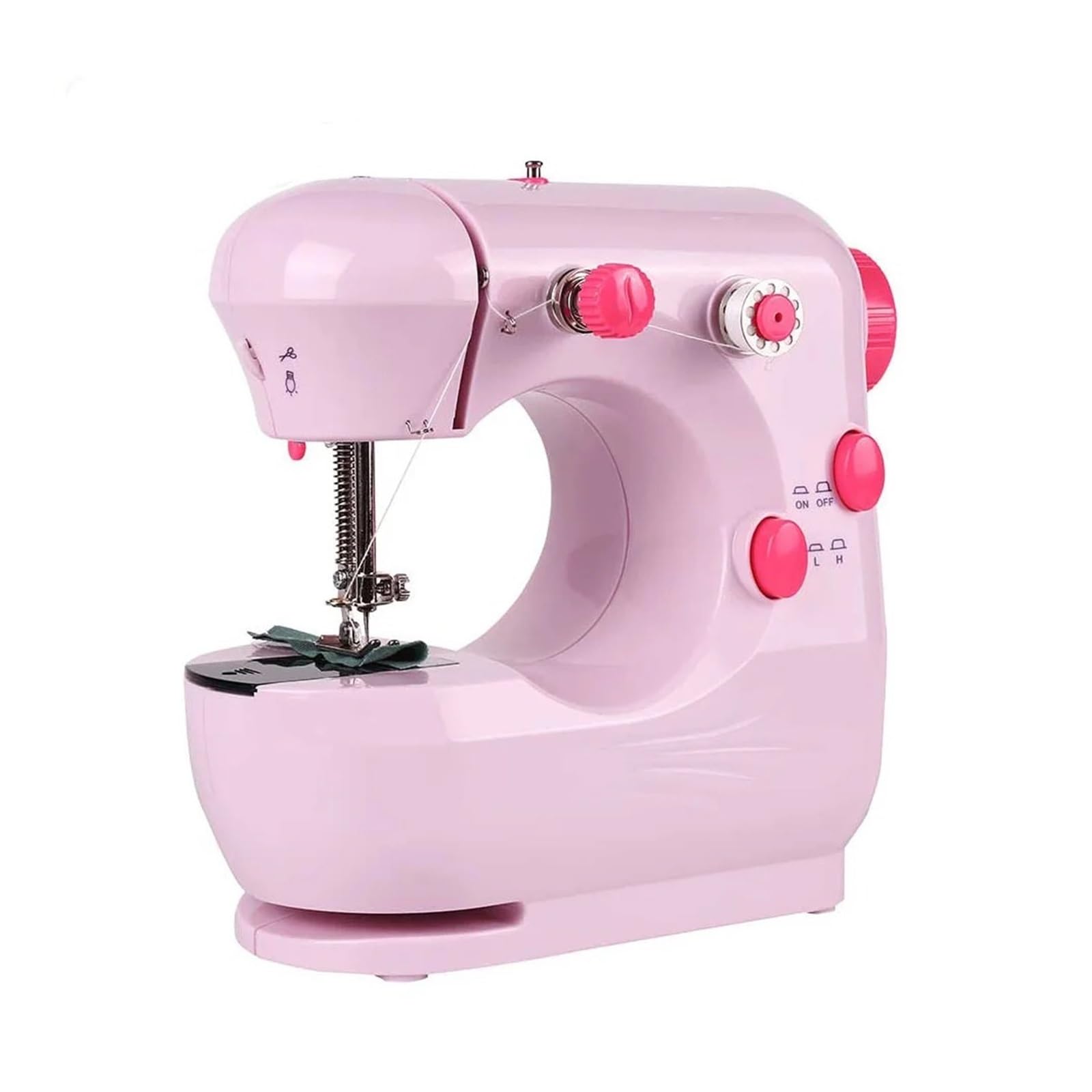 Máquina De Coser Multifunción For El Hogar, Micro Mini Pedal Eléctrico Dos Velocidades, Manual Portátil, Reparación Del, Bricolaje