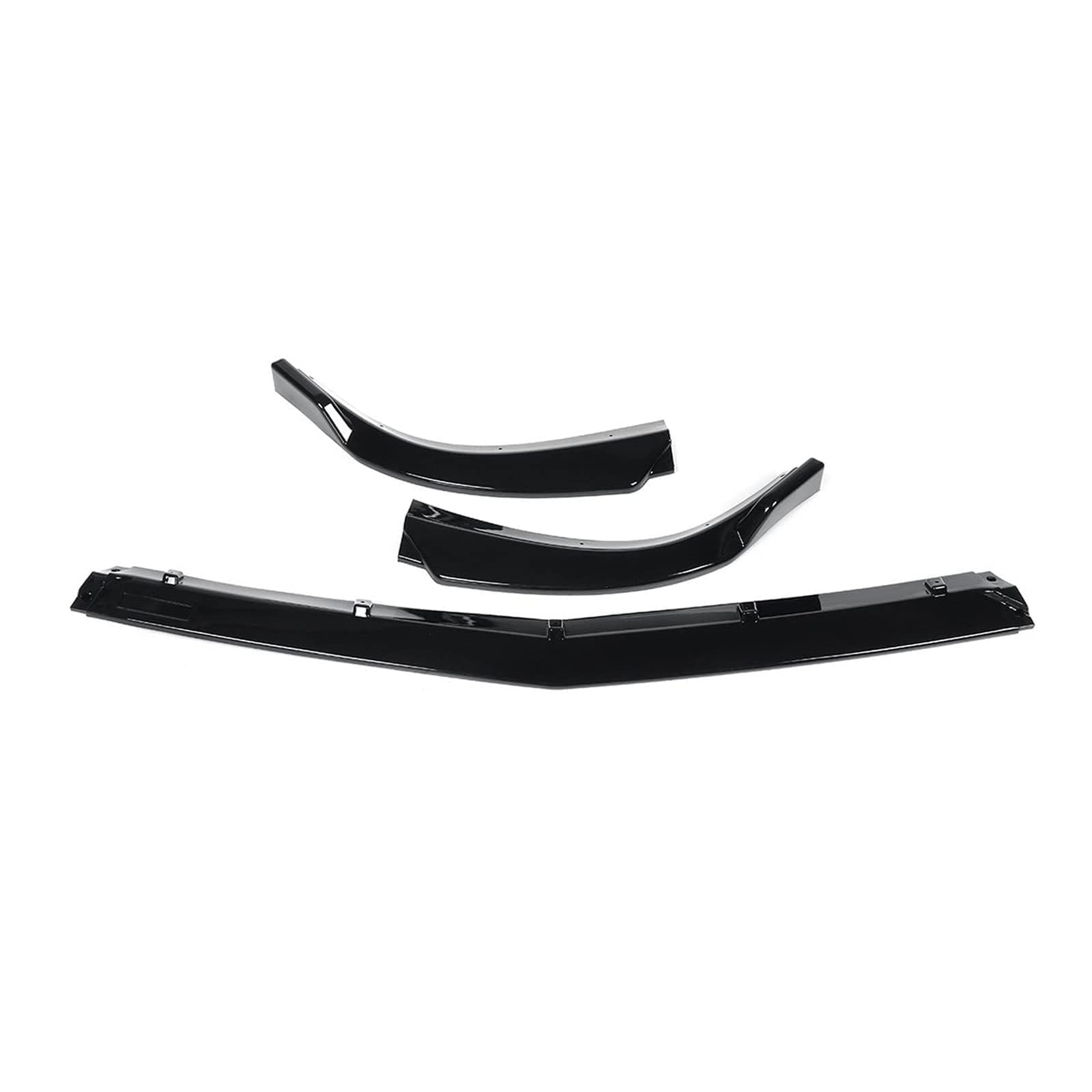 Becquet avant pour Benz C Class W204 2014, spoiler de pare-chocs noir